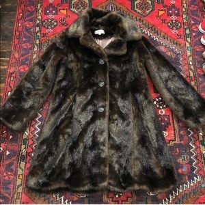 Pendleton Faux Fur Coat